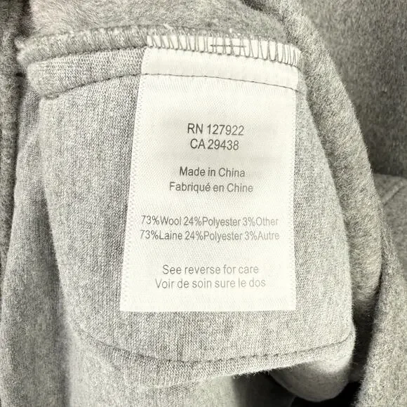 Mountain Khakis Dover Wool Shirtjac Jacket Mens Sz XXL Gray Snap Front Shacket - Picture 8 of 8